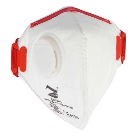 FFP3 Fold Flat Dust Respirator + Valve Pack of 10