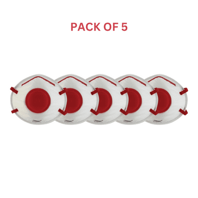 FFP3 Valved Moulded Masks Pack of 5