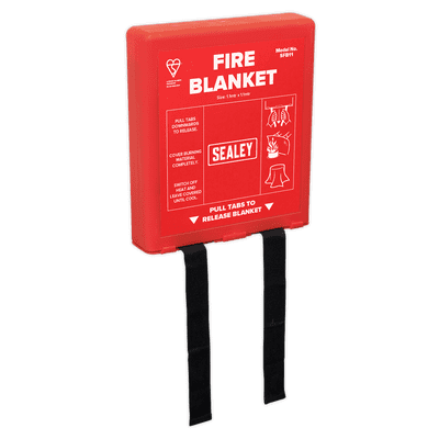 Fire Blanket 1.1 x 1.1m. SFB11 Sealey