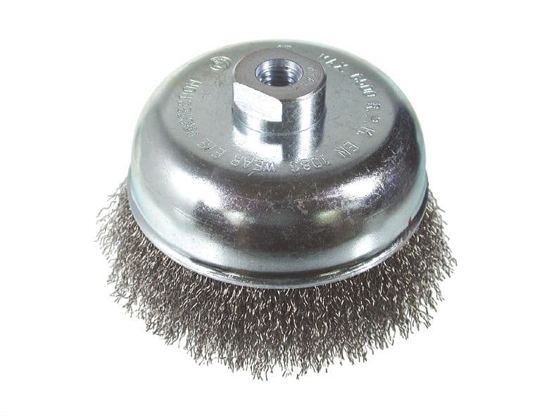 Mercer Industries 193120B - 2" X 1/4" Shank Crimped Cup Brushes