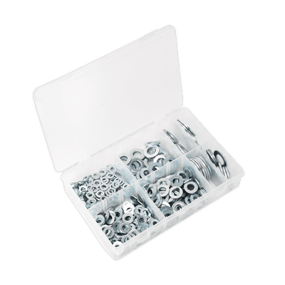 Flat Washer Assortment 495pc M6-M24 Form C Metric BS 4320. AB056WC
