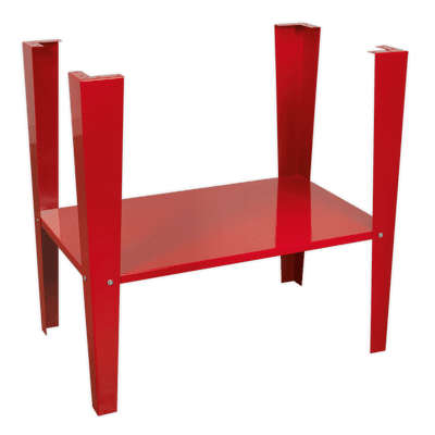 Floor stand for use with Model No. SB972 Shot Blasting Cabinet.