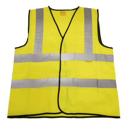 Hi-Vis Yellow Waistcoat. Various Sizes.