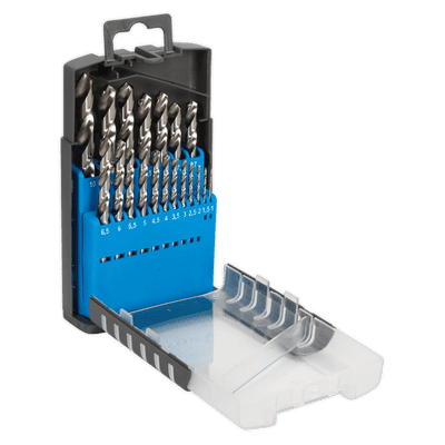 HSS Split Point Fully Ground Drill Bit Set 19pc Metric. AK47191