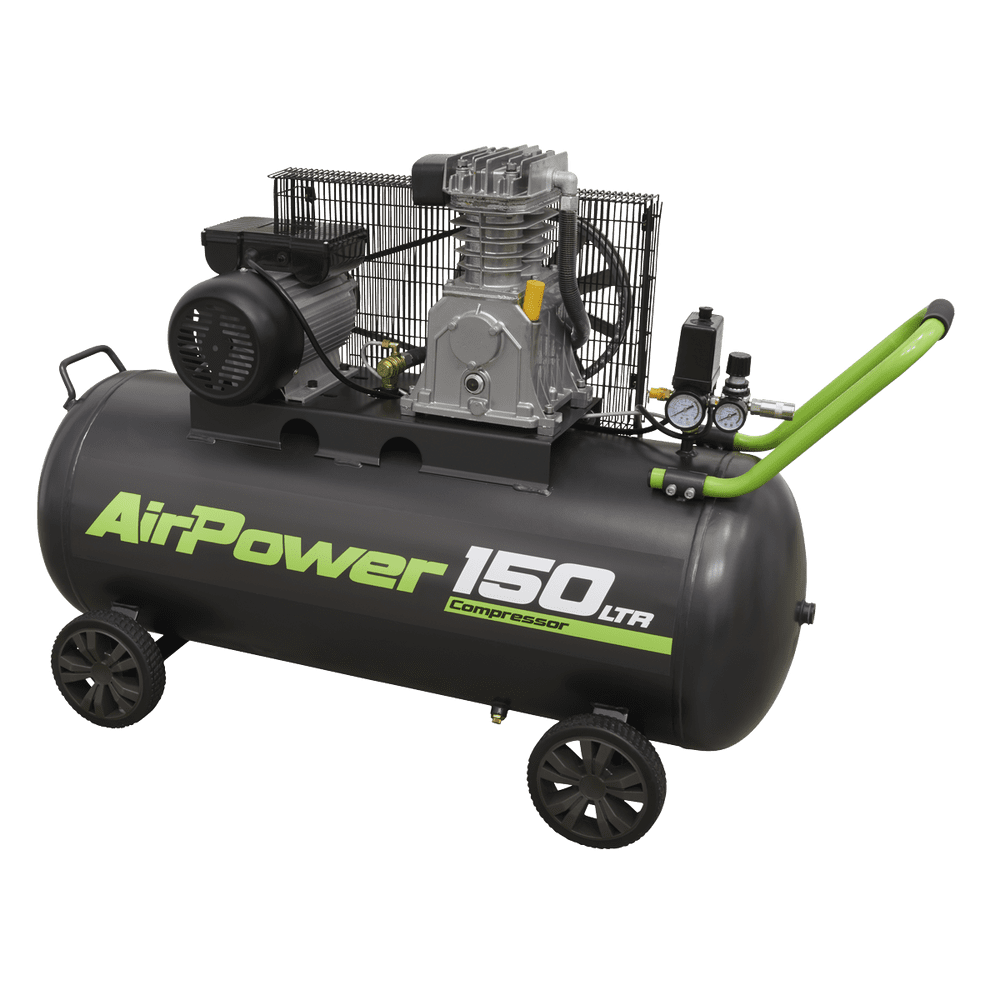 Lease Air Compressor 150L Belt Drive 3hp SAC15030B Sealey