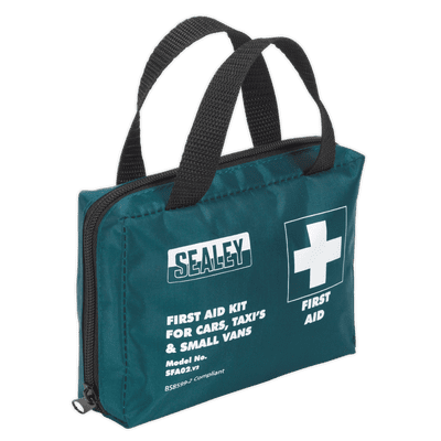 Medium First Aid Kit for Cars, Taxis & Small Vans - BS 8599-2 Compliant SFA02 Sealey