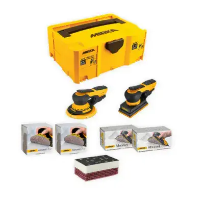 Mirka DEROS II 650 + DEOS II 353 Case 230V with Abranet Ace Bundle
