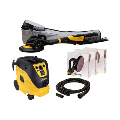 Mirka® LEROS-S 950X Dual Voltage CV & Dust Extractor 1230 M AFC 230V Deco Solution Kit