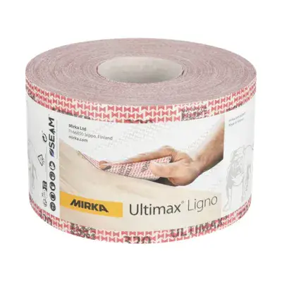 Mirka Ultimax® Ligno 115 mm x 50 m Grip Sanding Rolls