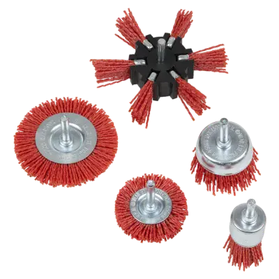 Nylon Filament 5pc Wire Brush Set. NFBS05