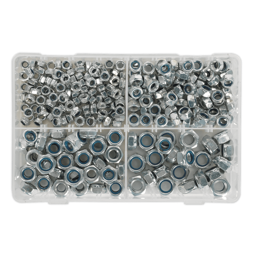 Nylon Lock Nut Assortment 300pc M6M12 DIN 982 Metric AB032LN