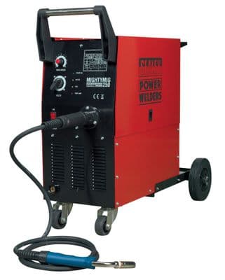 Professional Gas/No-Gas MIG Welder 250A with Euro Torch. MIGHTYMIG250