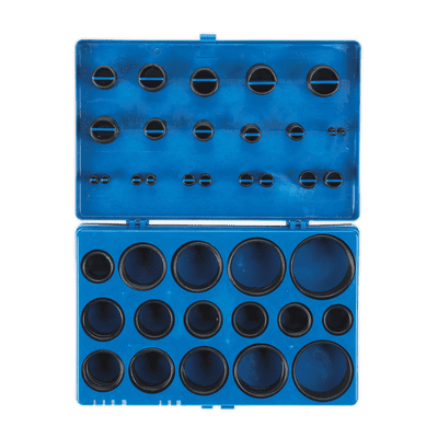 Rubber O-Ring Assortment 407pc - Imperial. BOR407