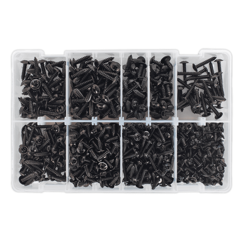 Self Tapping Screw Assortment 700pc Flanged Head BS 4174 AB066STBK