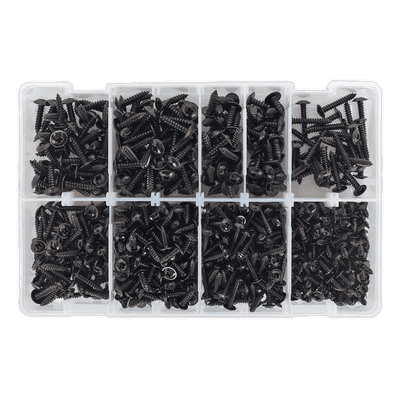 Self Tapping Screw Assortment 700pc Flanged Head BS 4174.  AB066STBK