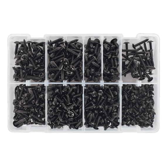 Self Tapping Screw Assortment 700pc Flanged Head BS 4174.  AB066STBK