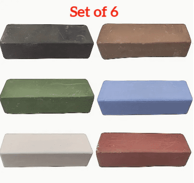 Set of 6 Polishing & Buffing Compound -113g each