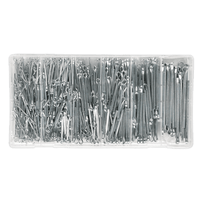 Split Pin Assortment 555pc Small Sizes Imperial & Metric. AB001SP