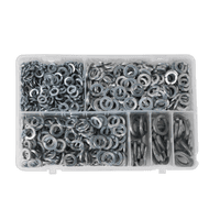 Spring Washer Assortment 1010pc M6-M16 Metric Zinc DIN 127B. AB058SW