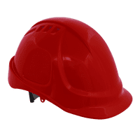 Safety Helmet With Vent White/Red/Yellow BS EN 397