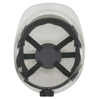 Safety Helmet With Vent White/Red/Yellow BS EN 397
