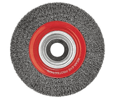 Wheel brushes 150 mm. Stainless steel wire. WF15020CS