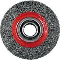 Wire wheel brushes for bench grinders