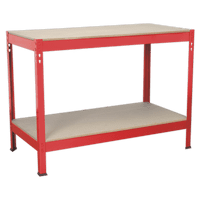 Workbench 1.2m Steel Wooden Top Sealey AP1210