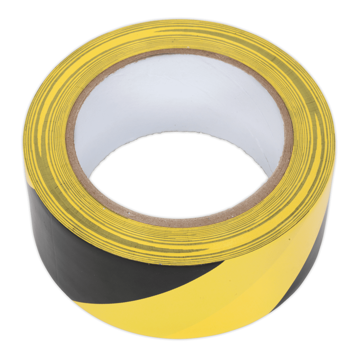 Yellow/black hazard warning tape SelfAdhesive