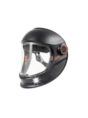 Zeta G200x Grinding Helmet with integrated LED work lights