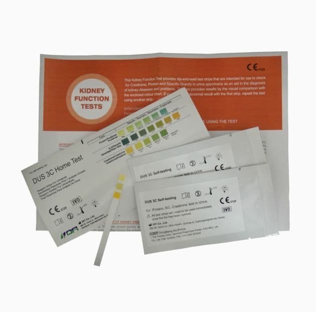 Home Kidney Function Urine Test Kits | 5 Testing Strips
