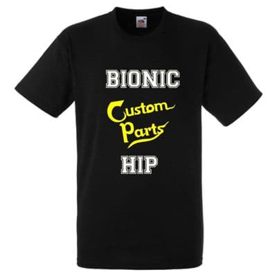 Bionic body parts tshirt