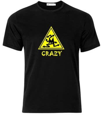 Crazy road sign tshirt