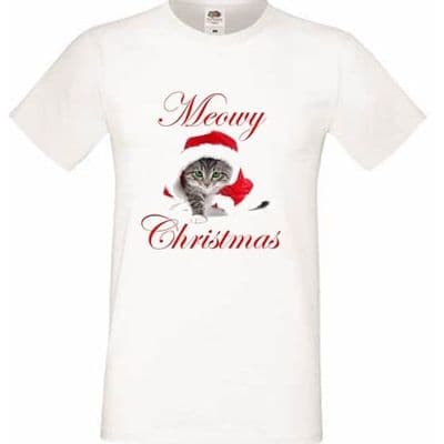 Meowy Christmas t-shirts KIDS