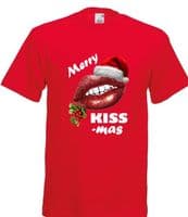 Merry KISS-mas tshirt