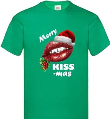 Merry KISS-mas tshirt