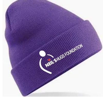Neil's hugs foundation adult beanie hat