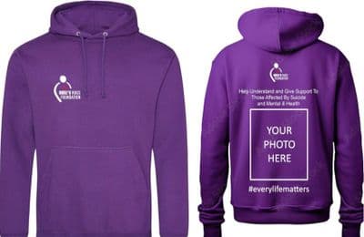 Neil's hugs foundation adult over the head hoodie