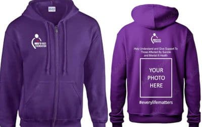Neil's hugs foundation adult Zipper
