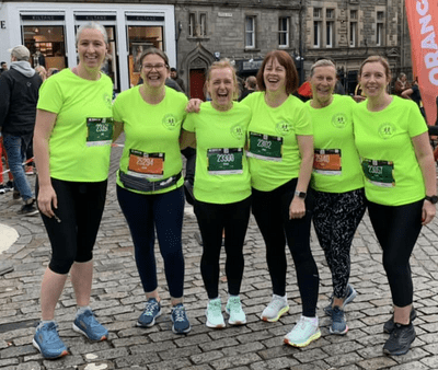 Polbeth and West Calder running t-shirts and vests