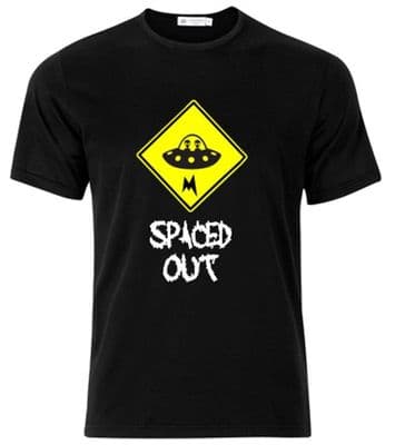 Spaced out road sign tshirt