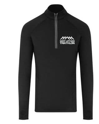 West Lothian Triathlon 1/4 zip cool tech tops -Adults