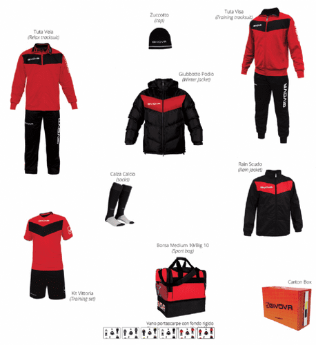 Givova Full Box Set Vittoria - Special Offer