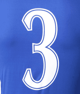 Individual Printed Shirt Numbers