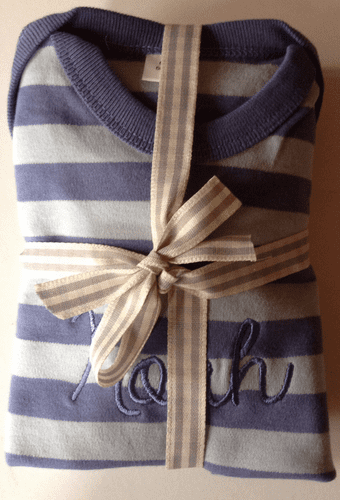 Newborn Stripey Set Grey/White Stripe 0-3 Months
