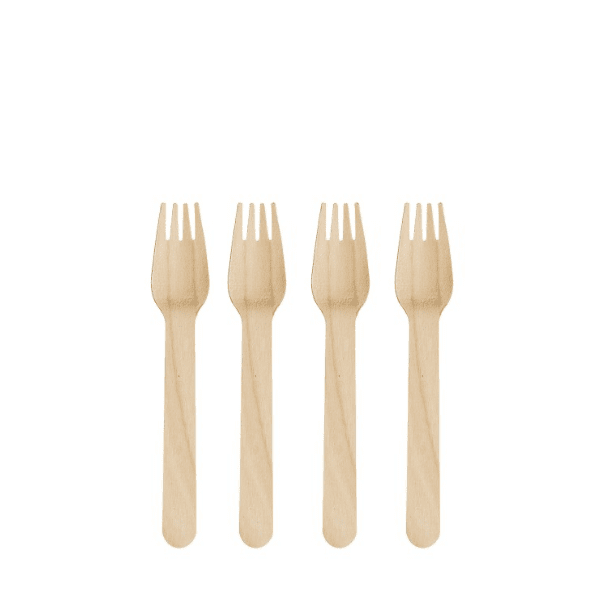 140mm Disposable Wooden Forks Wholesale