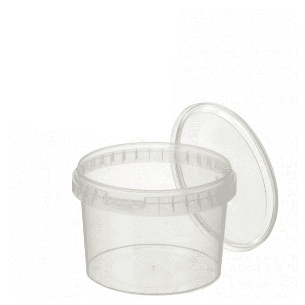 565ml Clear Tamper Evident Containers & Lids