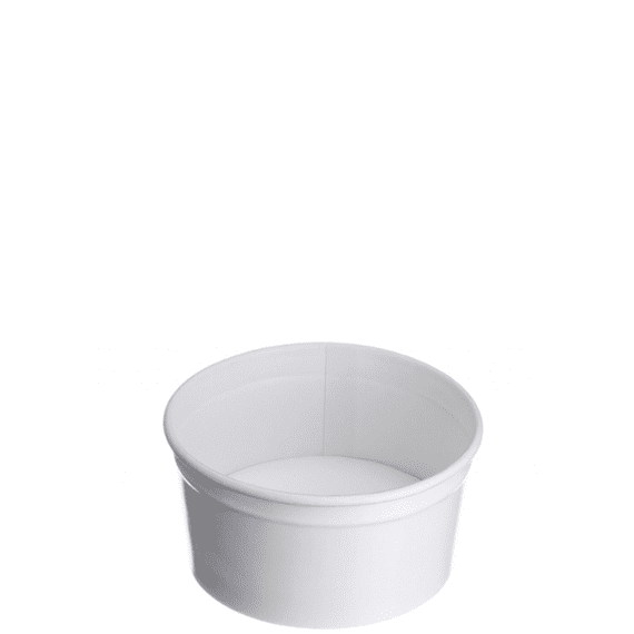 2 Scoop 155ml White Paper Ice Cream Tubs TYPE102