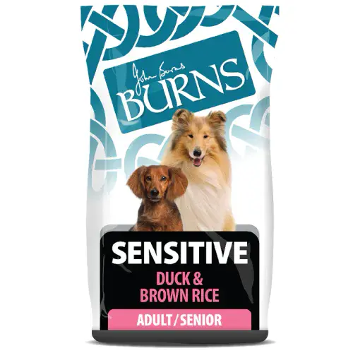 BURNS ADULT SENSITIVE +  DUCK & BROWN RICE