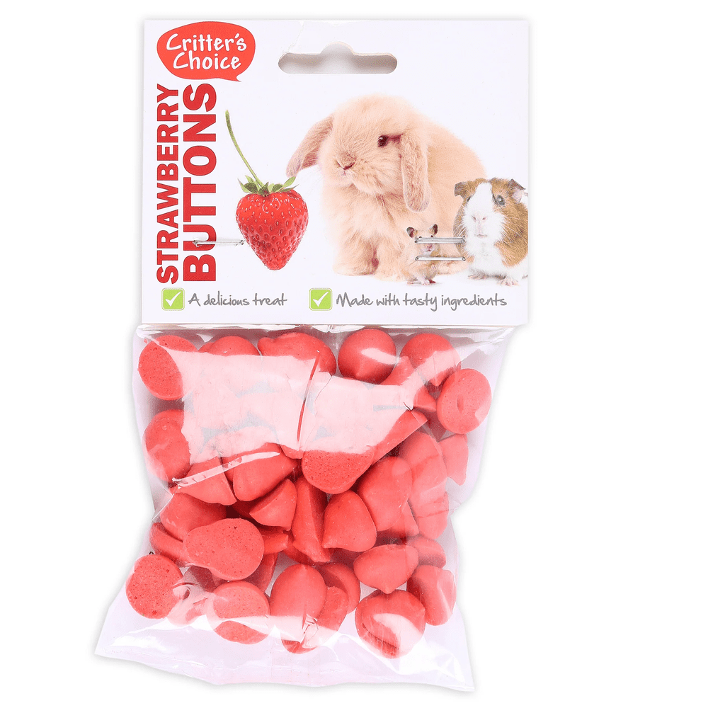 Critter s Choice Strawberry Buttons